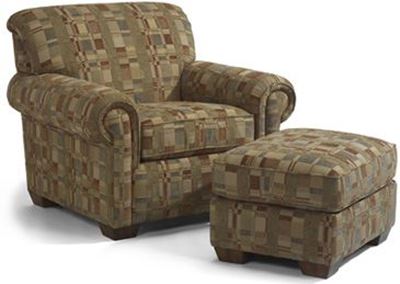 Main Street Chair & Ottoman 5988-10-08 from Flexsteel