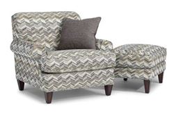 Venture Fabric Chair & Ottoman 5654-10-08 from Flexsteel
