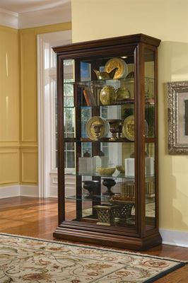 Picture of Pulaski #21015 Two Way Sliding Door Curio