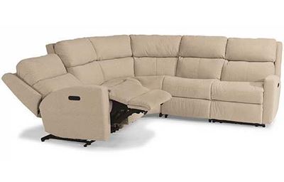 Catalina Power Reclining Leather Sectional 3900-SECTPH by Flexsteel