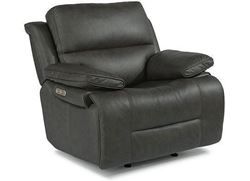 Apollo Leather Power Gliding Recliner (1849-54PH) by Flexsteel furniture