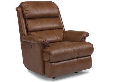 Yukon Power Leather Recliner (3209-500M) by Flexsteel furniture