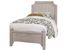 Bungalow Home Upholstered Bed (741-331) Twin & Full with a Dover Grey finish