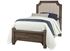 Bungalow Home Upholstered Bed (740-331) Twin & Full with a Folkstone finish