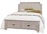 Bungalow Home Upholstered Storage Bed in a Dover Grey finish from Vaughan-Bassett furniture