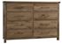 Dovetail Dresser - 002 in a Natural finish from Vaughan-Bassett furniture