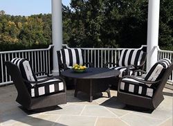 Brighton Pointe Wicker Patio Collection with Chat Table from Braxton Culler