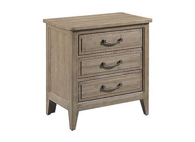 Picture of EASTLAKE THREE DRAWER NIGHTSTAND URBAN COTTAGE COLLECTION ITEM # 025-420