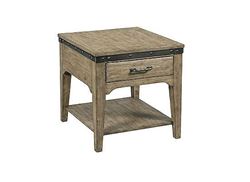 Picture of ARTISANS RECTANGULAR DRAWER END TABLE PLANK ROAD COLLECTION ITEM # 706-915S