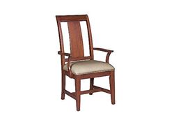 Picture of ARM CHAIR UPHOLSTERED SEAT CHERRY PARK COLLECTION ITEM # 63-062VC