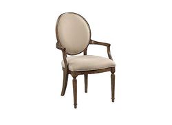 Picture of CECIL OVAL BACK UPH ARM CHAIR ANSLEY COLLECTION ITEM # 024-637